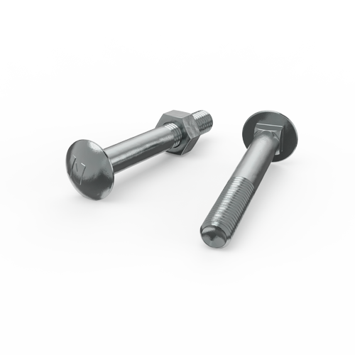 Torzo M10x75MM Zinc Plated Cup Head Nut & Bolt Each BZC01075