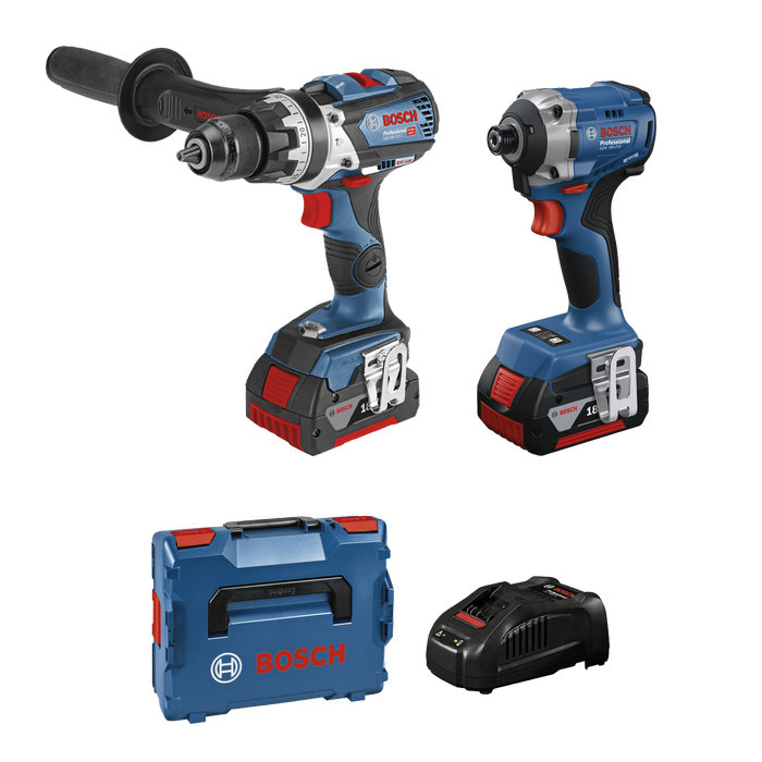 Bosch 18V Professional 2 Piece 2 x 5.0Ah Kit - 0615A5008M